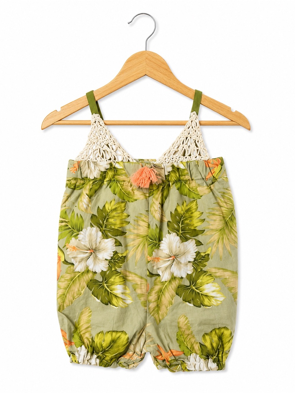 Liboosha Romper. Size 2/3. Great Condition. Small Shop/ Handmade. Tropical